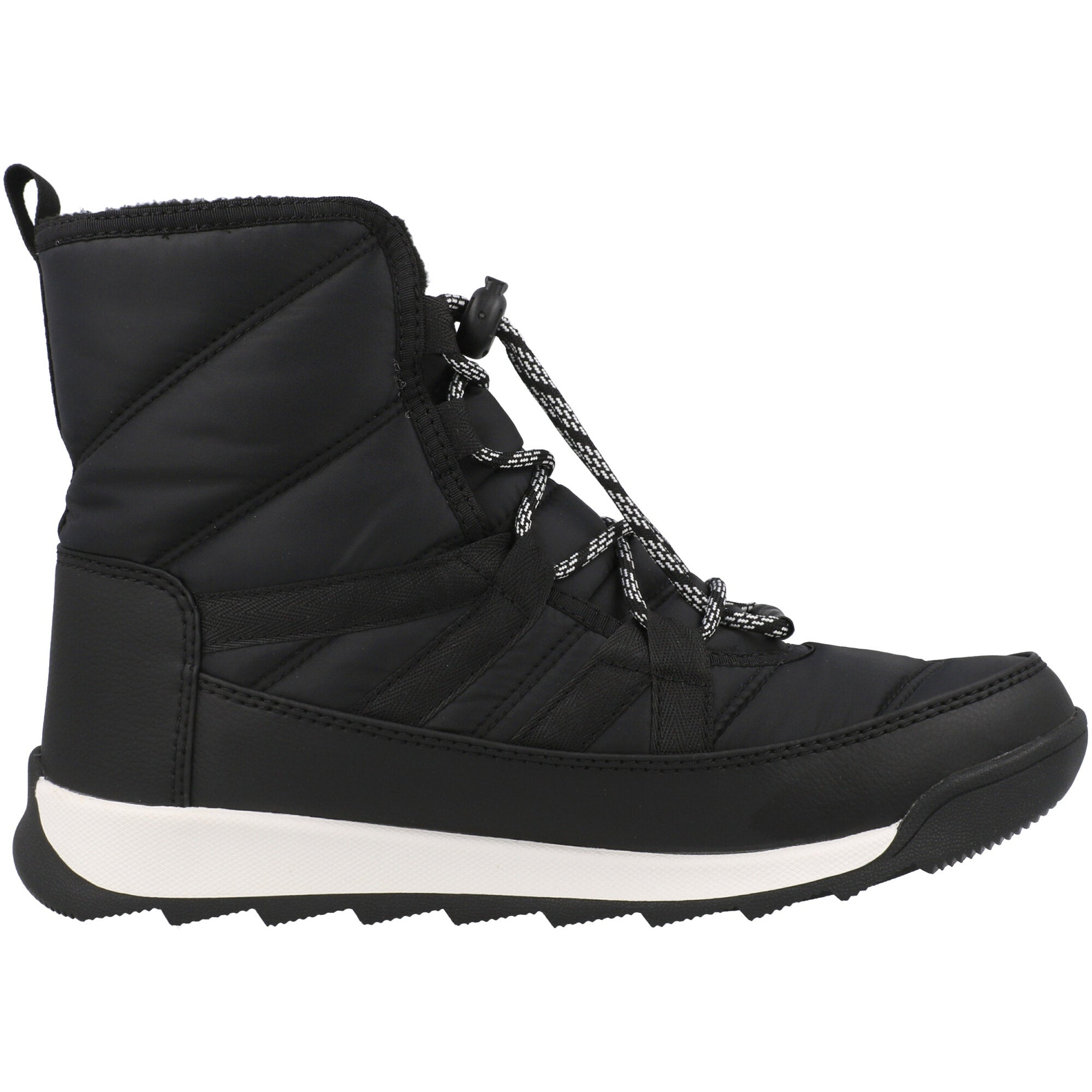 Sorel Whitney II Plus Black Lace-Up Boots