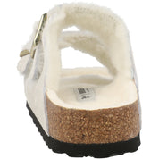 Birkenstock Arizona Shearling Antique White Sandals