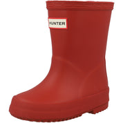 Hunter Kids First Classic Military Red Wellingtons