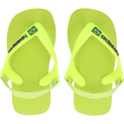 Havaianas Baby Brasil Logo II Galactic Green Flip-Flops