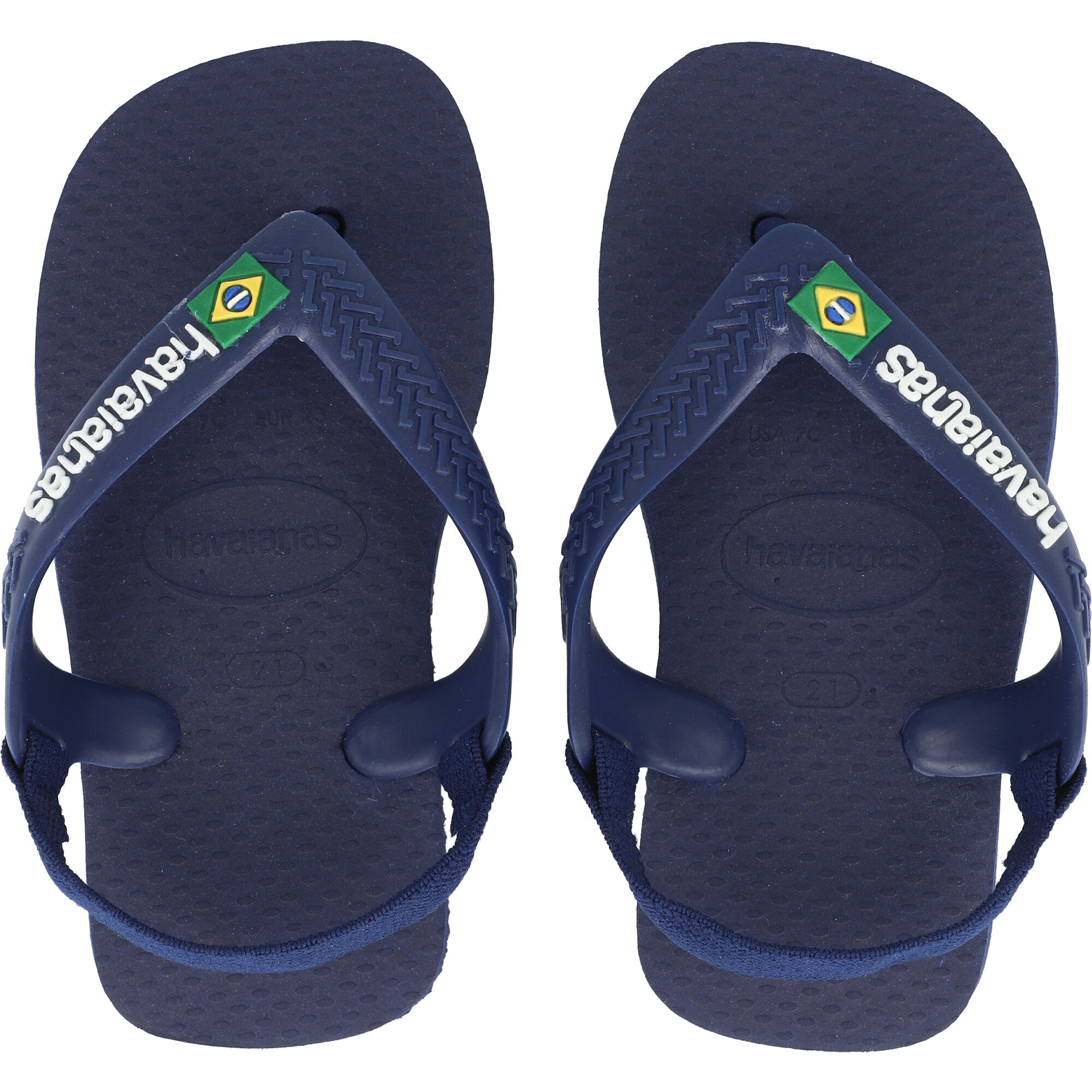 Havaianas Baby Brasil Logo II Navy Blue Flip Flops