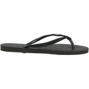 Havaianas Slim Glitter Black Flip Flops