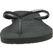 Havaianas Slim Glitter Black Flip Flops