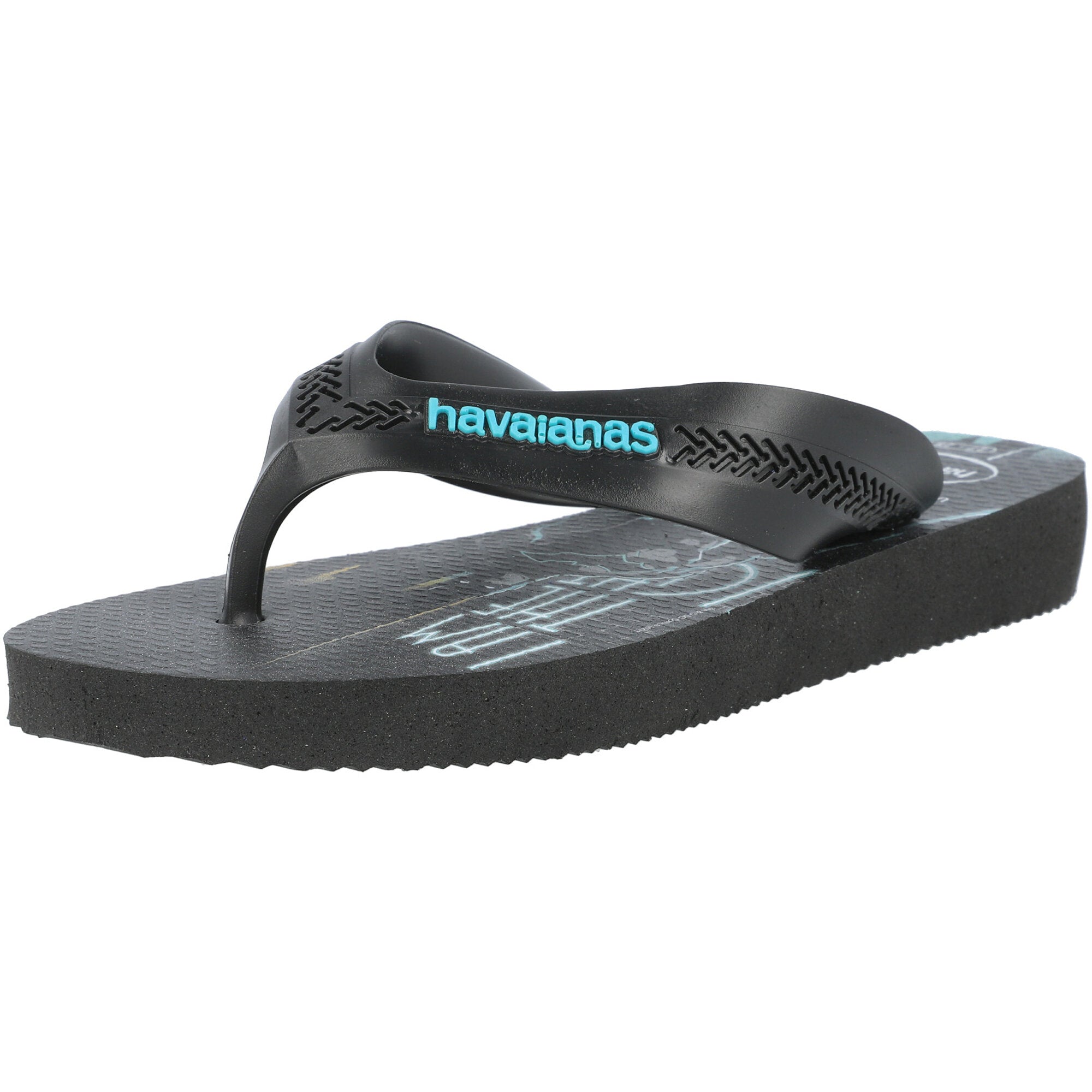 Havaianas Kids Max Heroes Black Flip Flops