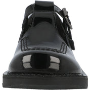 Kickers Kick T Vegan J Black School Shoes