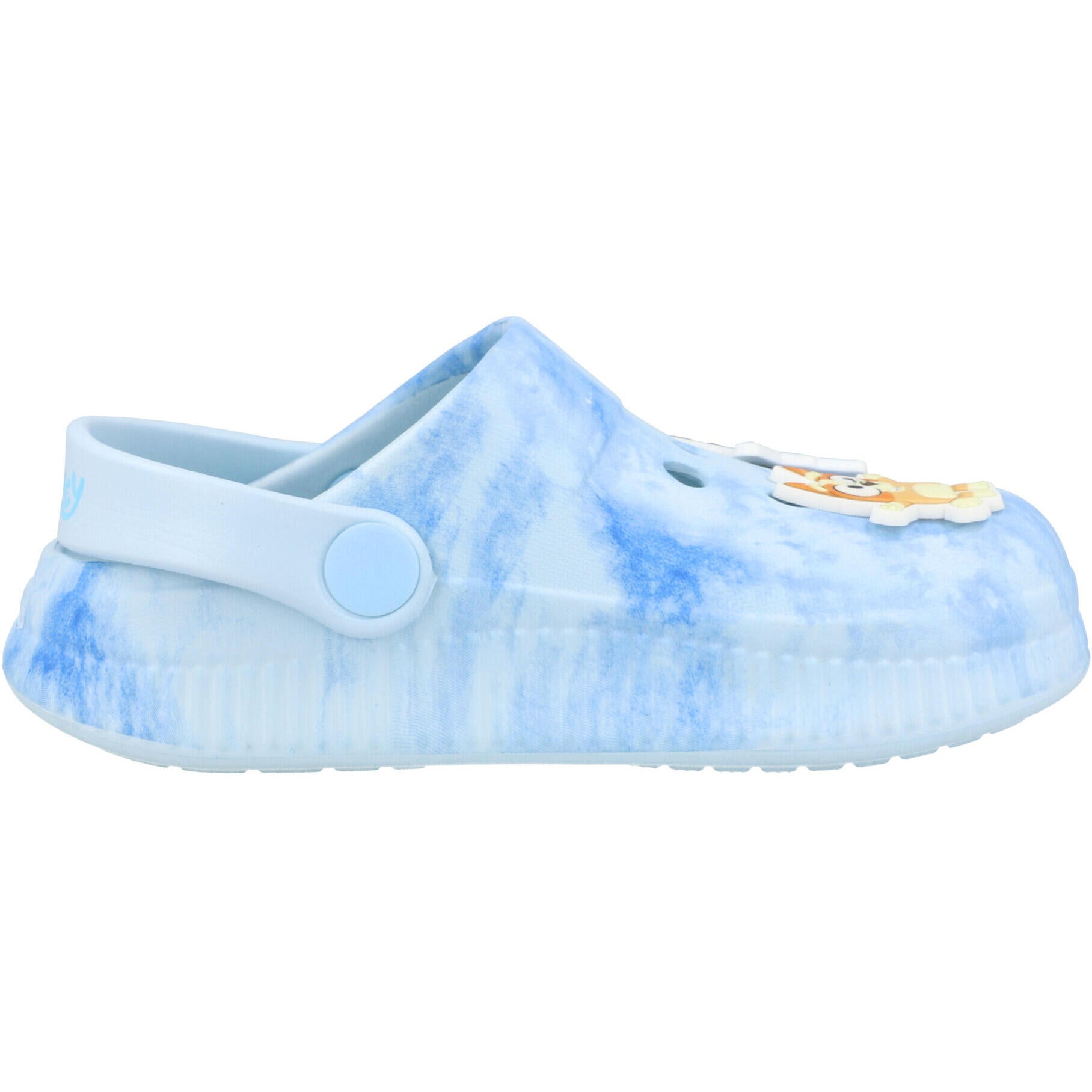 Bluey Tie Dye Effect Clog Blue