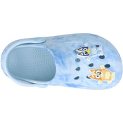 Bluey Tie Dye Effect Clog Blue