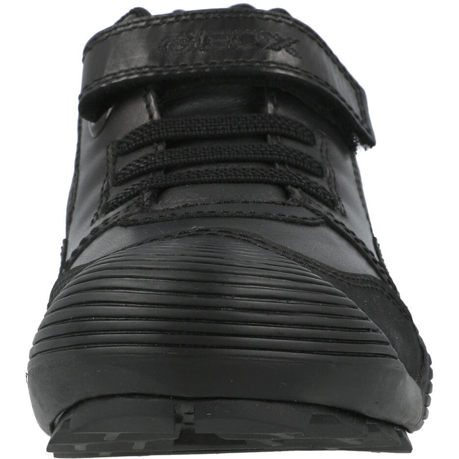 Geox J Savage B Black School Shoes