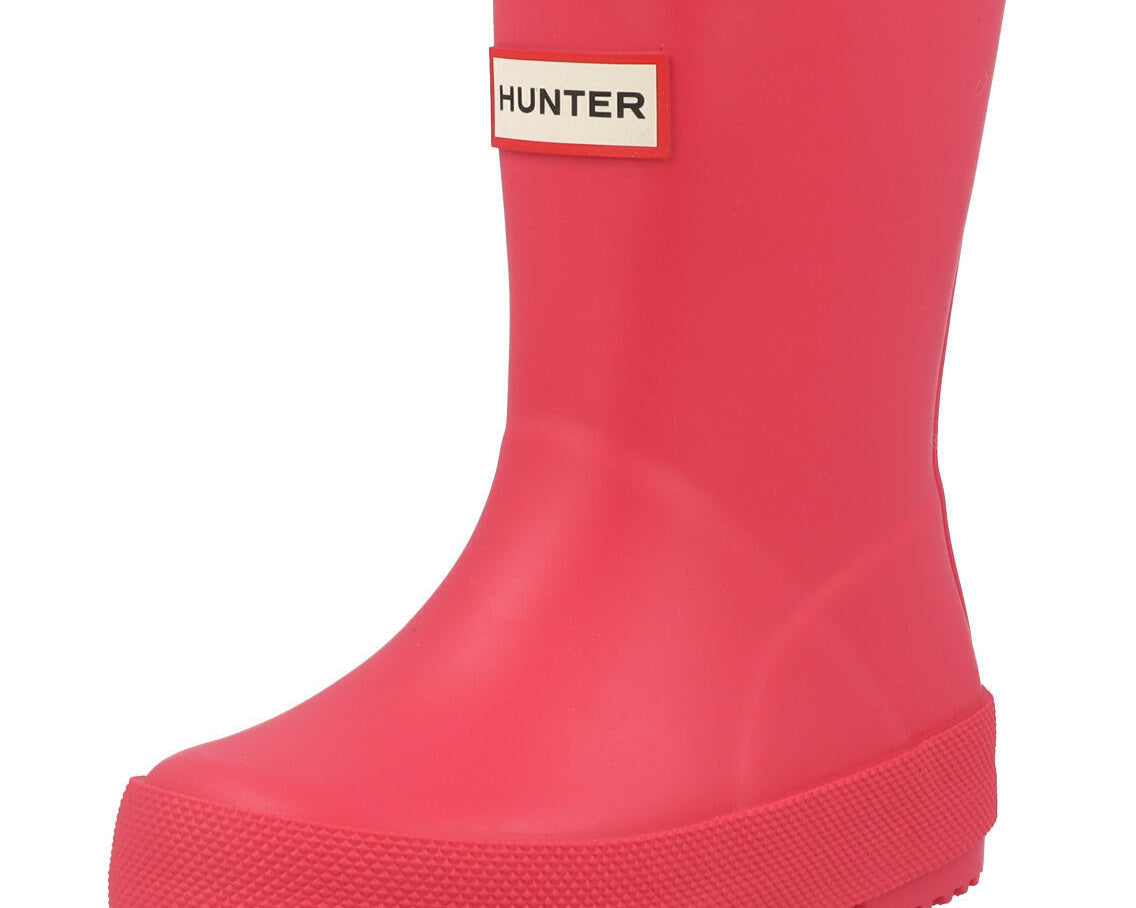 Hunter First Classic Bright Pink Wellington Boots