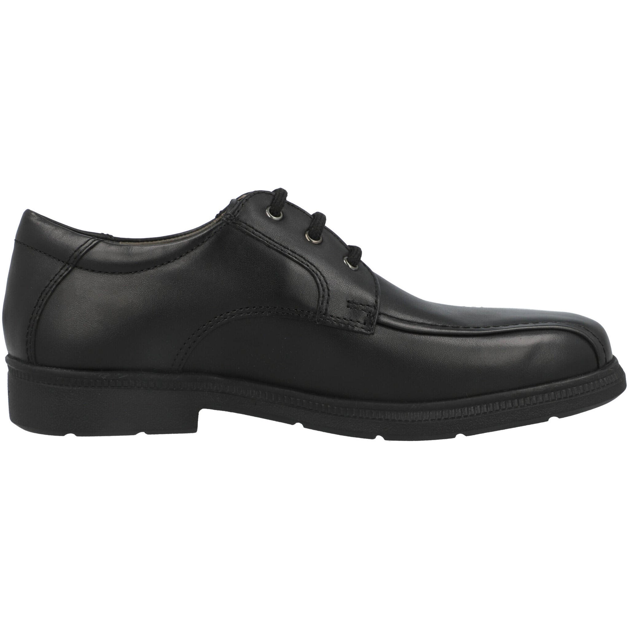 Geox Federico Black Leather Shoes