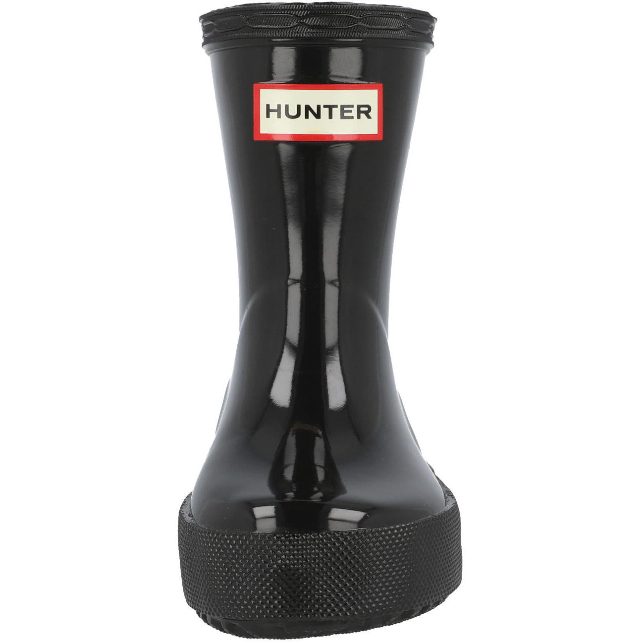 Hunter Kids First Gloss Black Wellington Boots