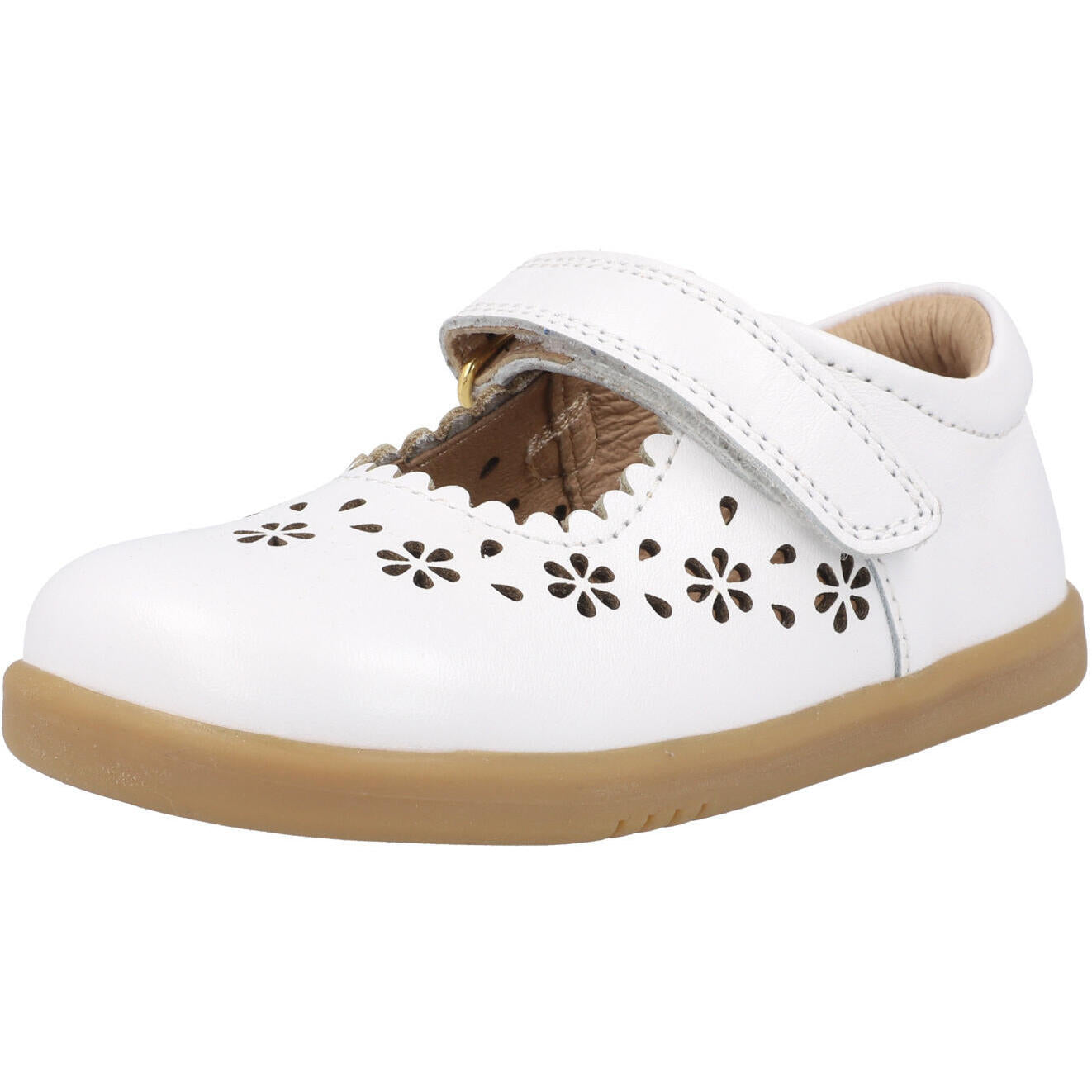 Bobux i-Walk Tilly White Mary Jane Shoes