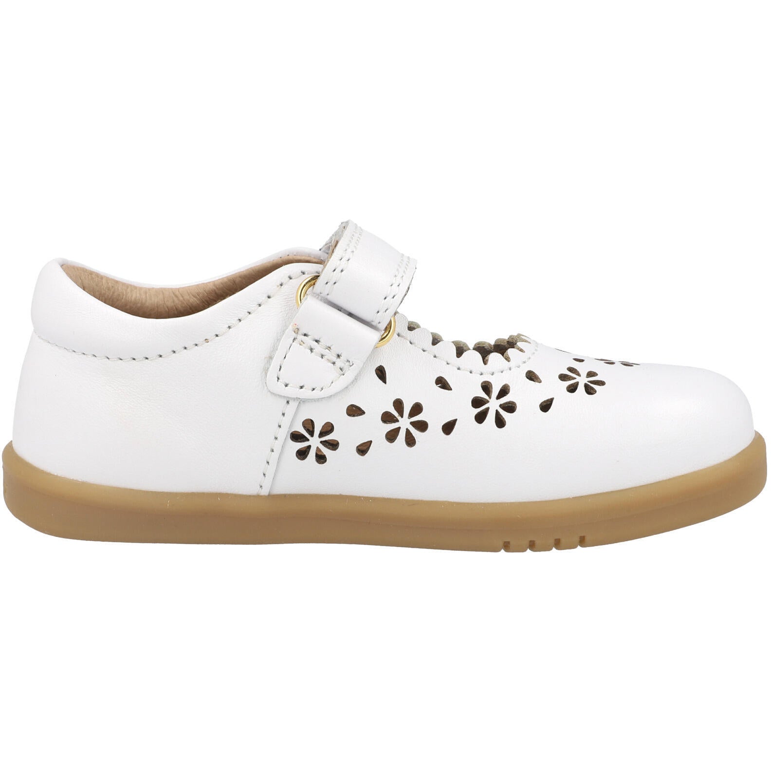 Bobux i-Walk Tilly White Mary Jane Shoes