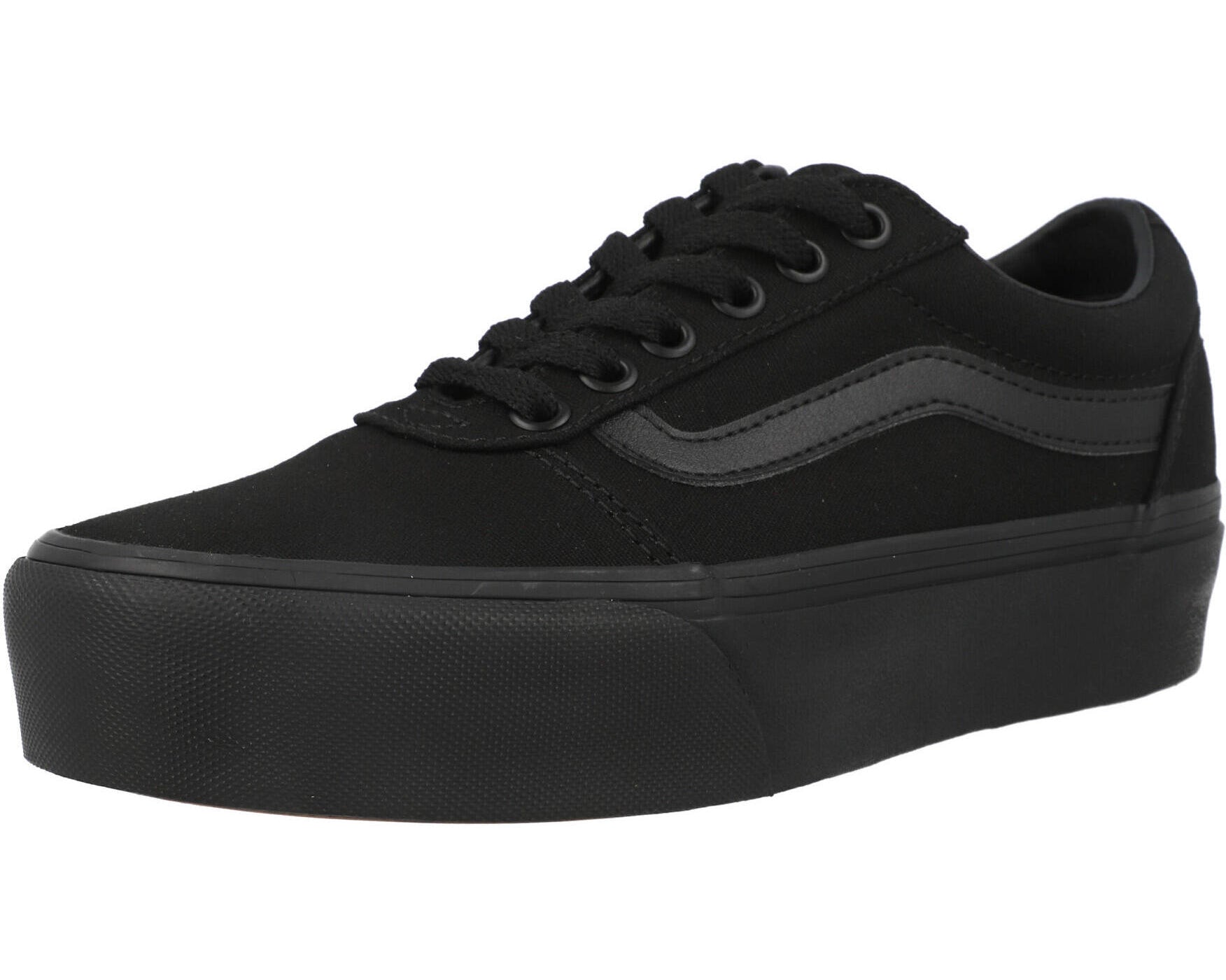 Vans Ward Platform Black Trainers