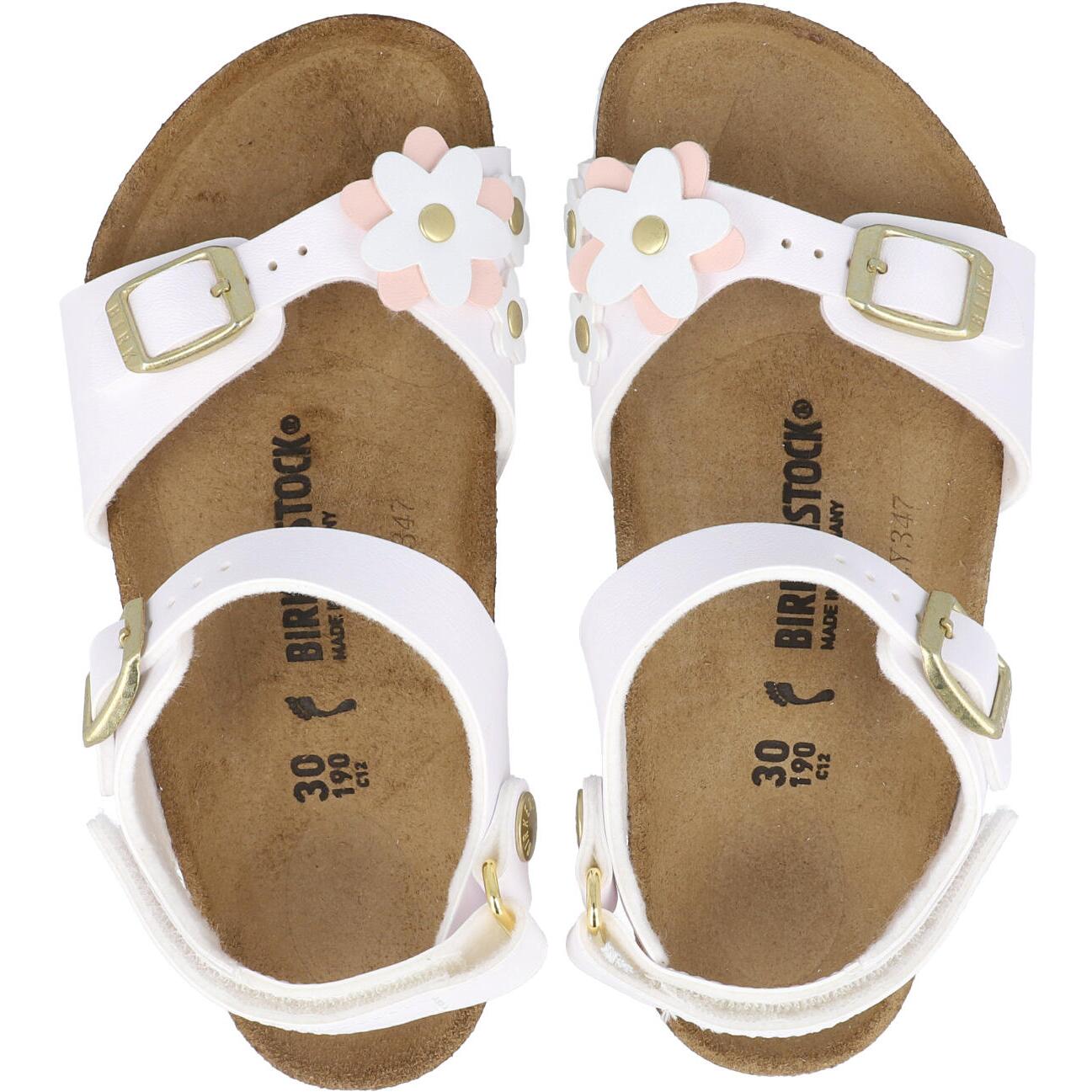 Birkenstock Rio Kids Flowers White 1029561