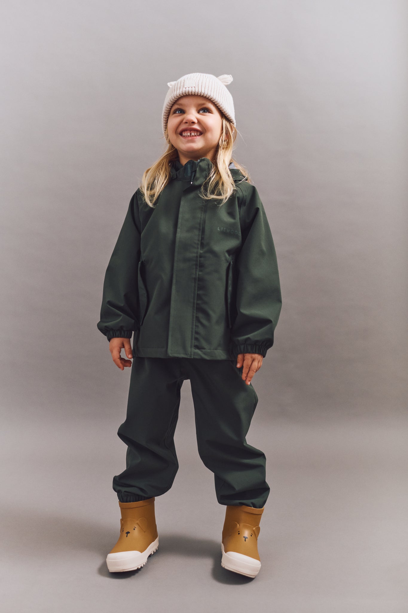 Liewood Jesse Bear Thermo Rainboot Golden Caramel LW203283050