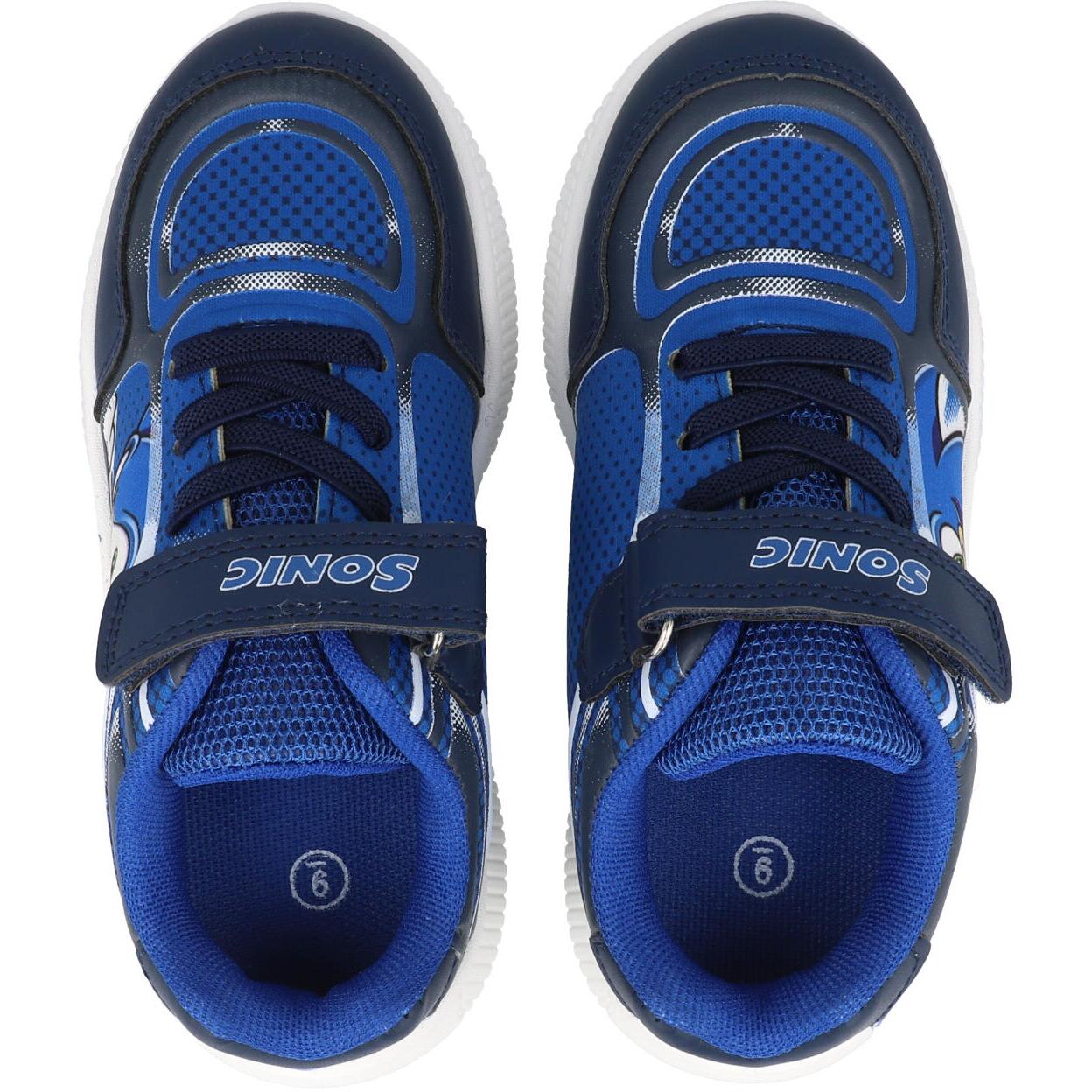 Sonic the Hedgehog Emboss Lights Trainer Blue GTI30050