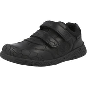 ToeZone Luca Dinosaur School Shoes Black