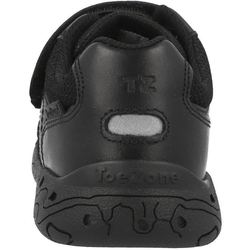 ToeZone Luca Dinosaur School Shoes Black