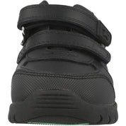 ToeZone Minecraft Rip Tape School Shoes Black