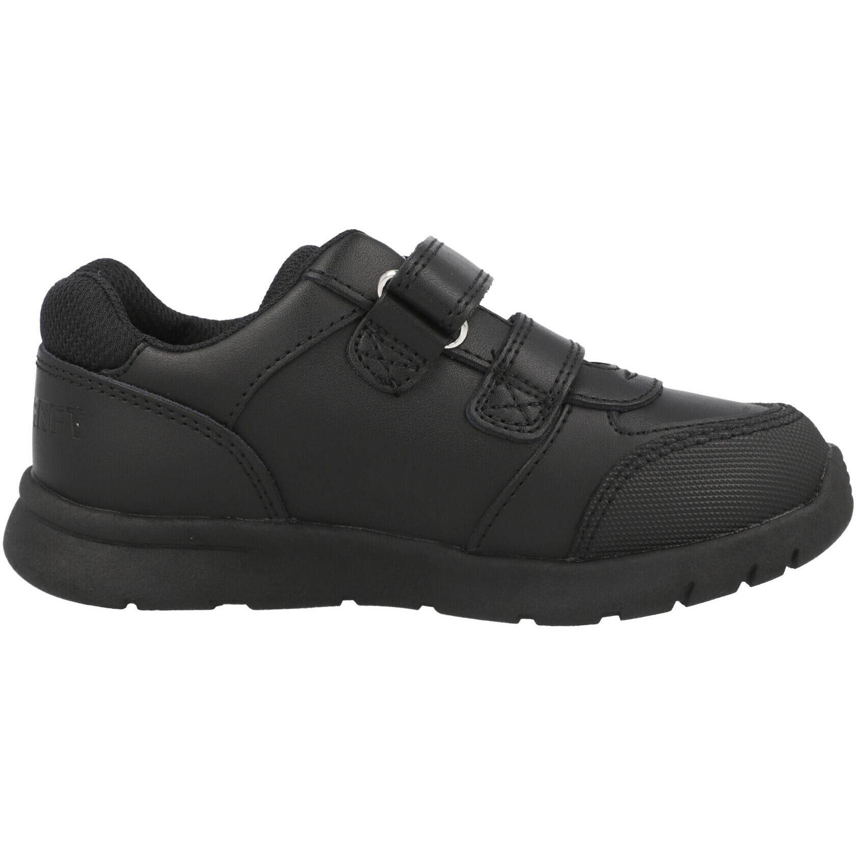 ToeZone Minecraft Rip Tape School Shoes Black