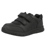 ToeZone Minecraft Rip Tape School Shoes Black