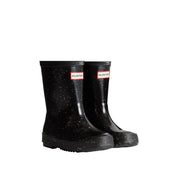 Hunter Kids First Giant Glitter Boot Black HFRK0038252BLK