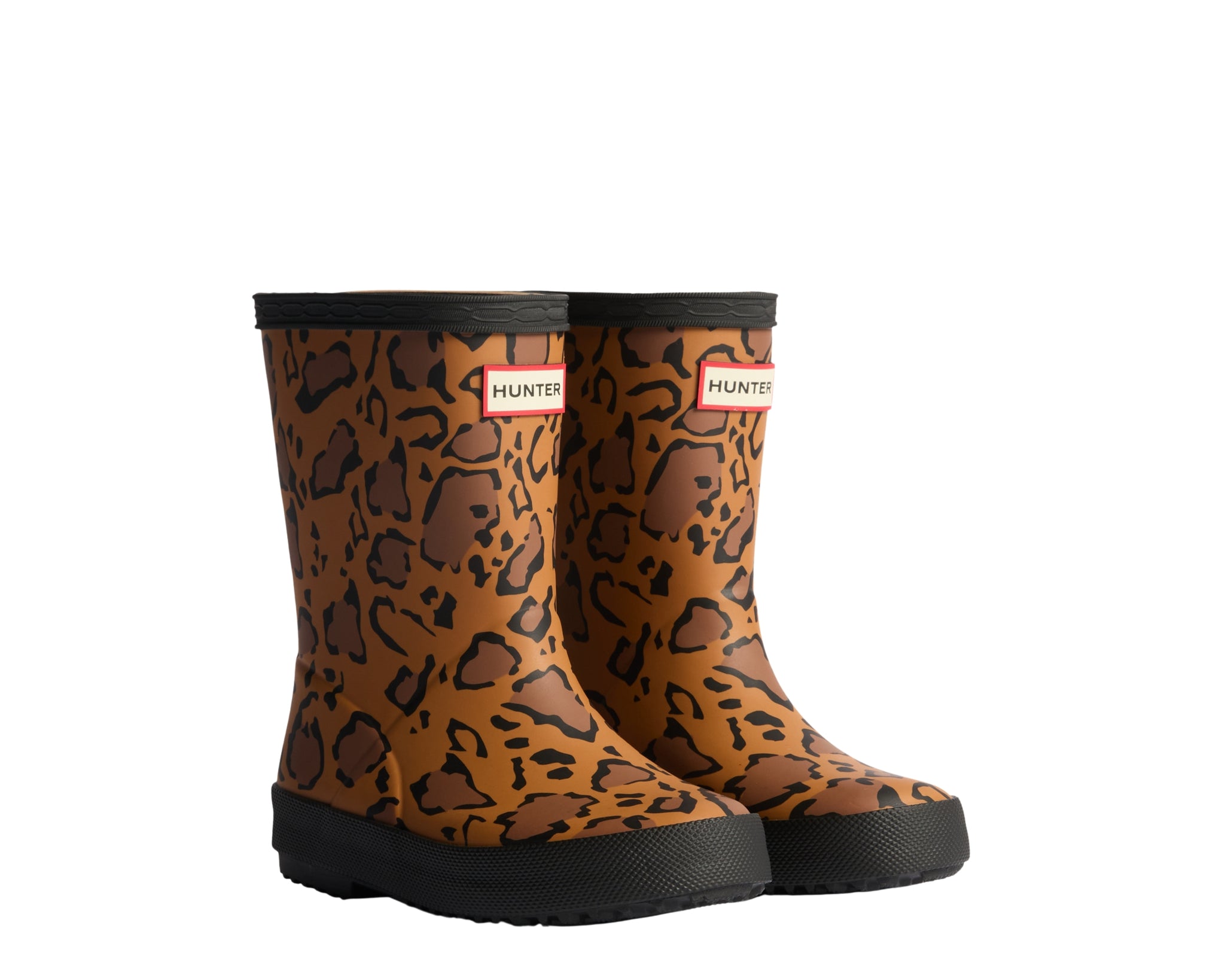 Hunter Kids First Leopard Print Boot Leopard HFRK0043252RTS