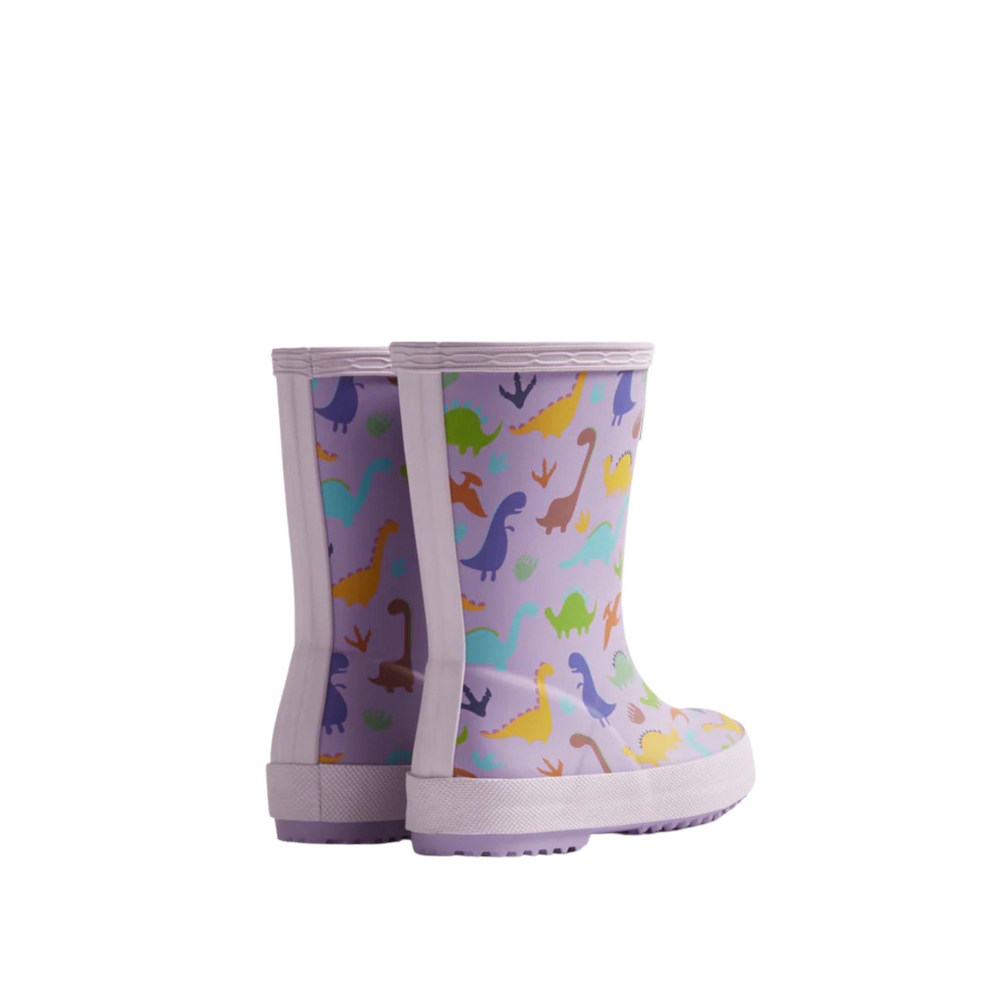Hunter Kids First Dinosaur Print Boot Purple HFRK0039252PD
