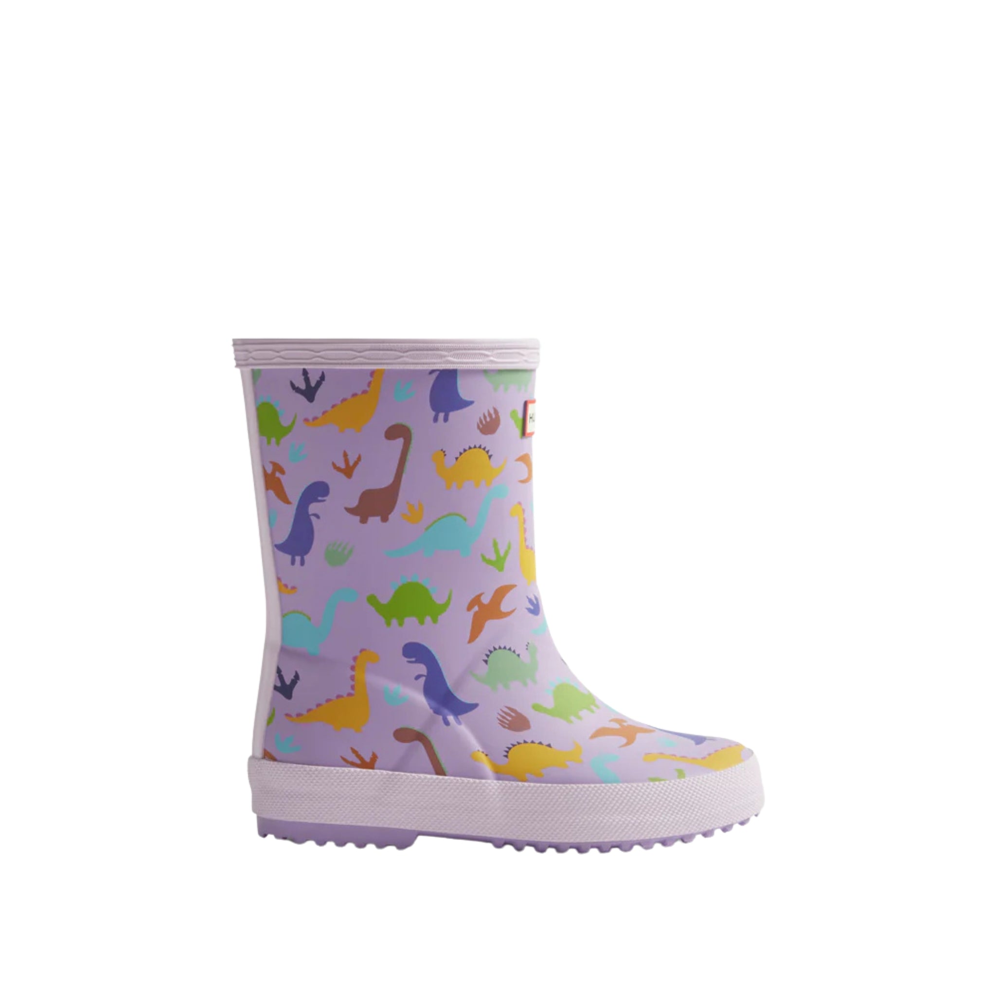 Hunter Kids First Dinosaur Print Boot Purple HFRK0039252PD