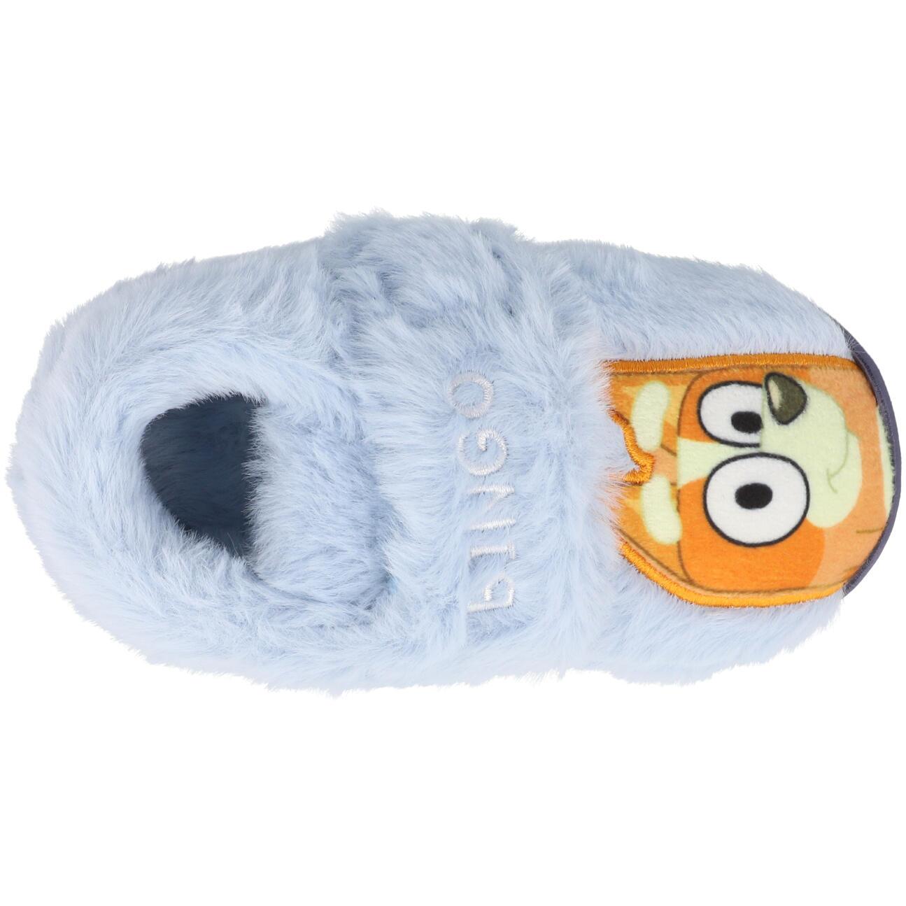 Bluey Split Fur Slippers Blue GSS30278