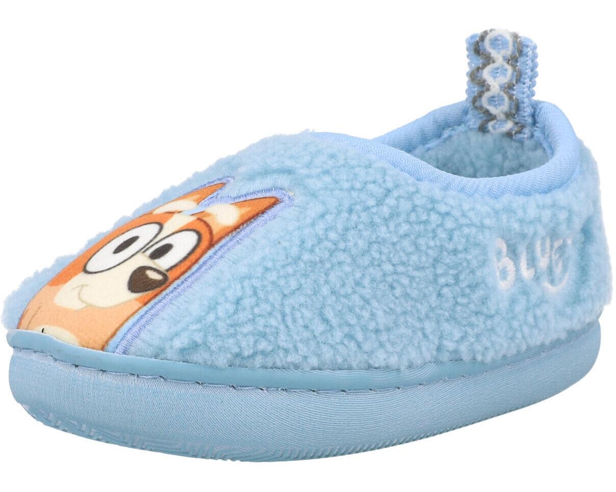 Bluey Blue Borg Slippers Blue GSS30336