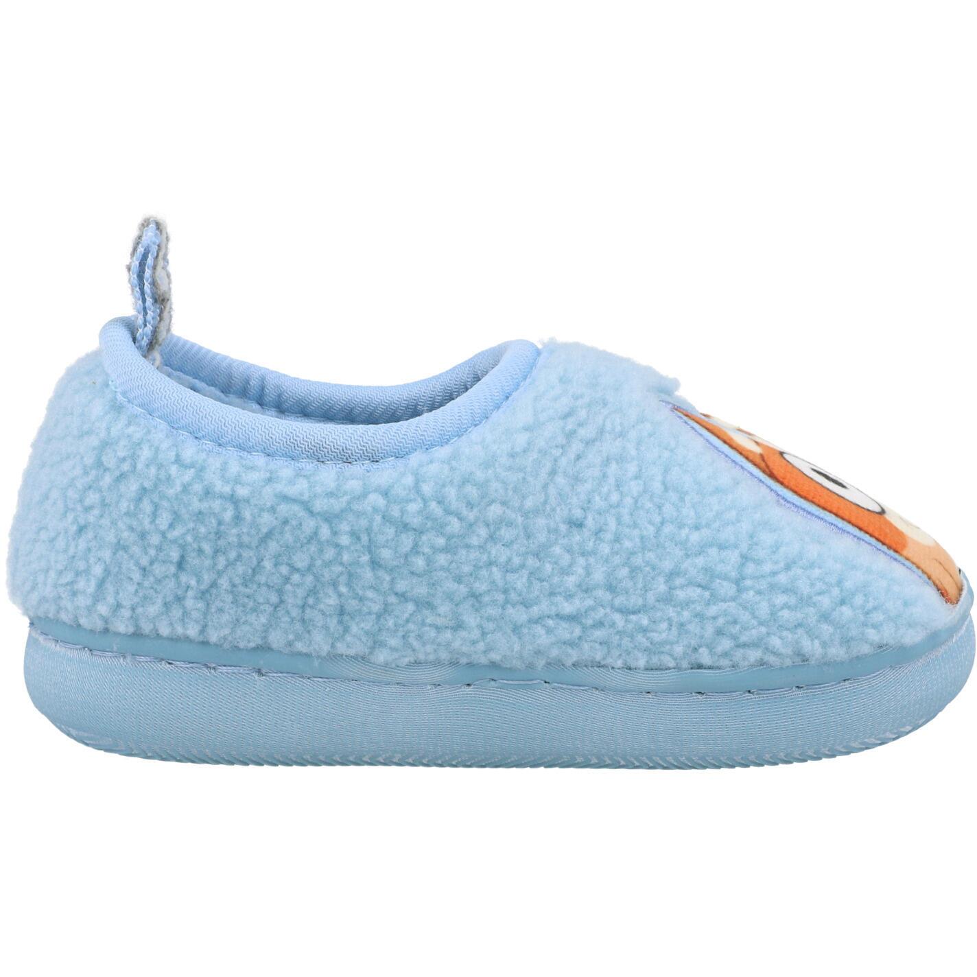 Bluey Blue Borg Slippers Blue GSS30336