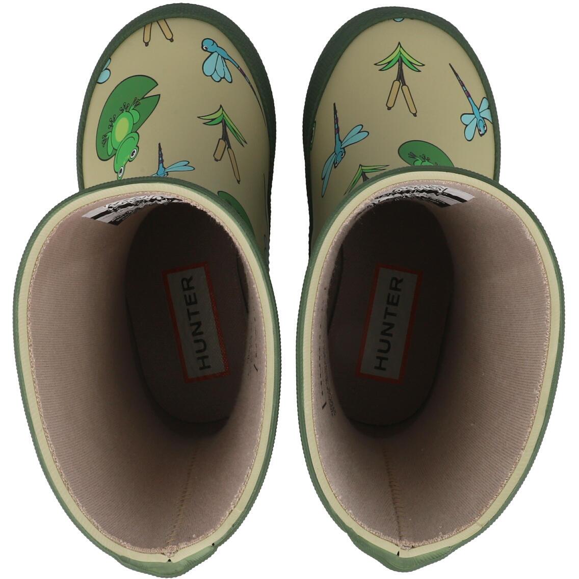 Hunter Kids First Classic Lily Pad Print Shore Frog Print HFRK0009261SN