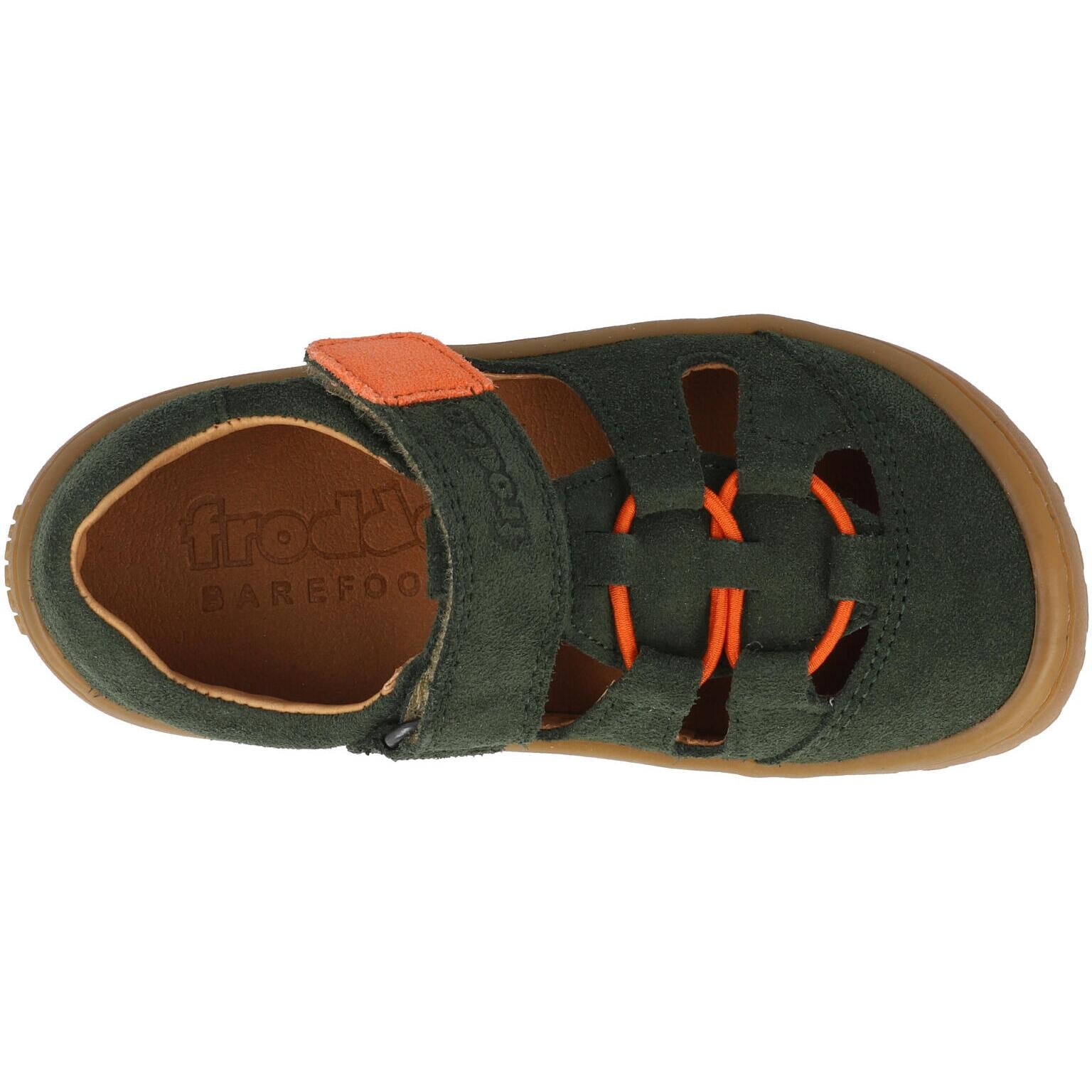 Froddo Barefoot Alex Elastic Sandal Dark Green G31502904