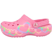 Crocs Kids Classic Heart Lights Clog K Pink Lemonade 213183669