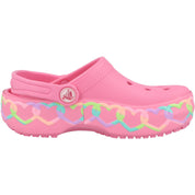 Crocs Kids Classic Heart Lights Clog K Pink Lemonade 213183669