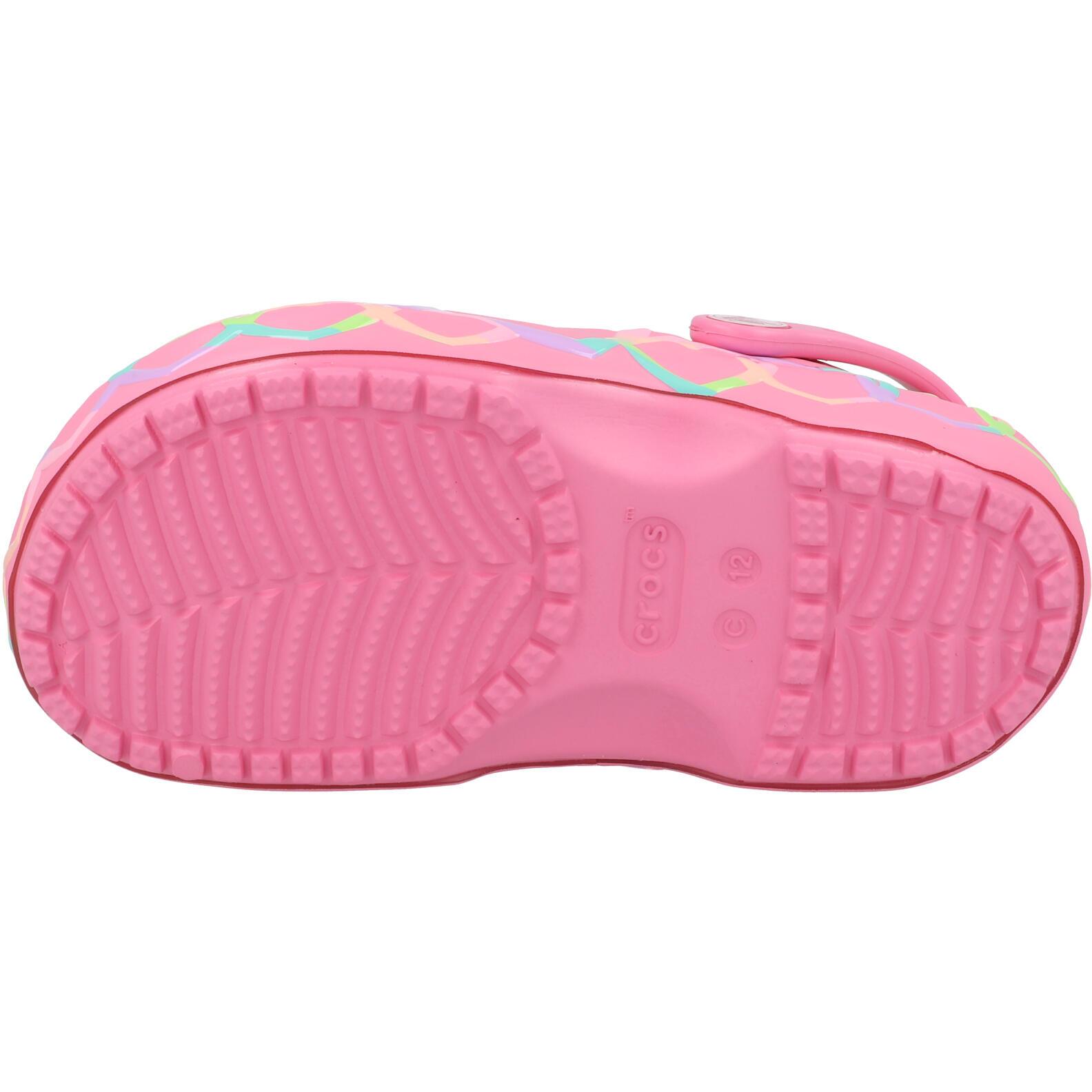 Crocs Kids Classic Heart Lights Clog K Pink Lemonade 213183669