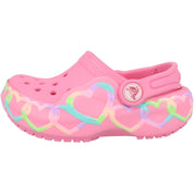 Crocs Kids Classic Heart Lights Clog T Pink Lemonade 213184669
